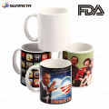 Sunmeta Fabrik liefern benutzerdefinierte Sublimation Tassen11oz Sublimation weißen Becher